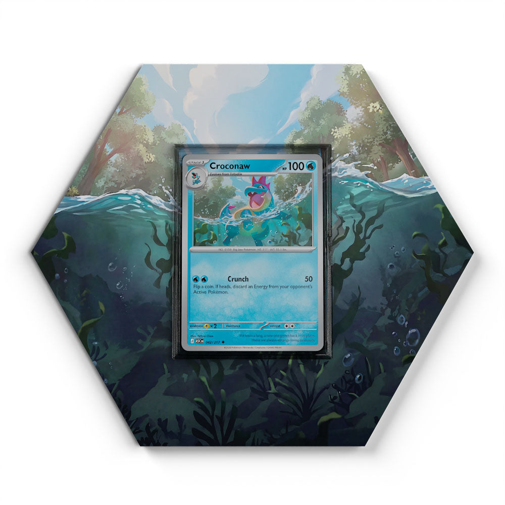 042/217 Croconaw - Extended Artwork Pokemon Card Display