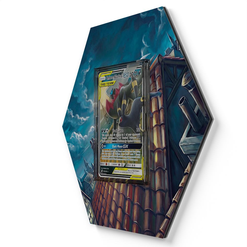 044/150 Umbreon & Darkrai GX - Extended Artwork Pokemon Card Display