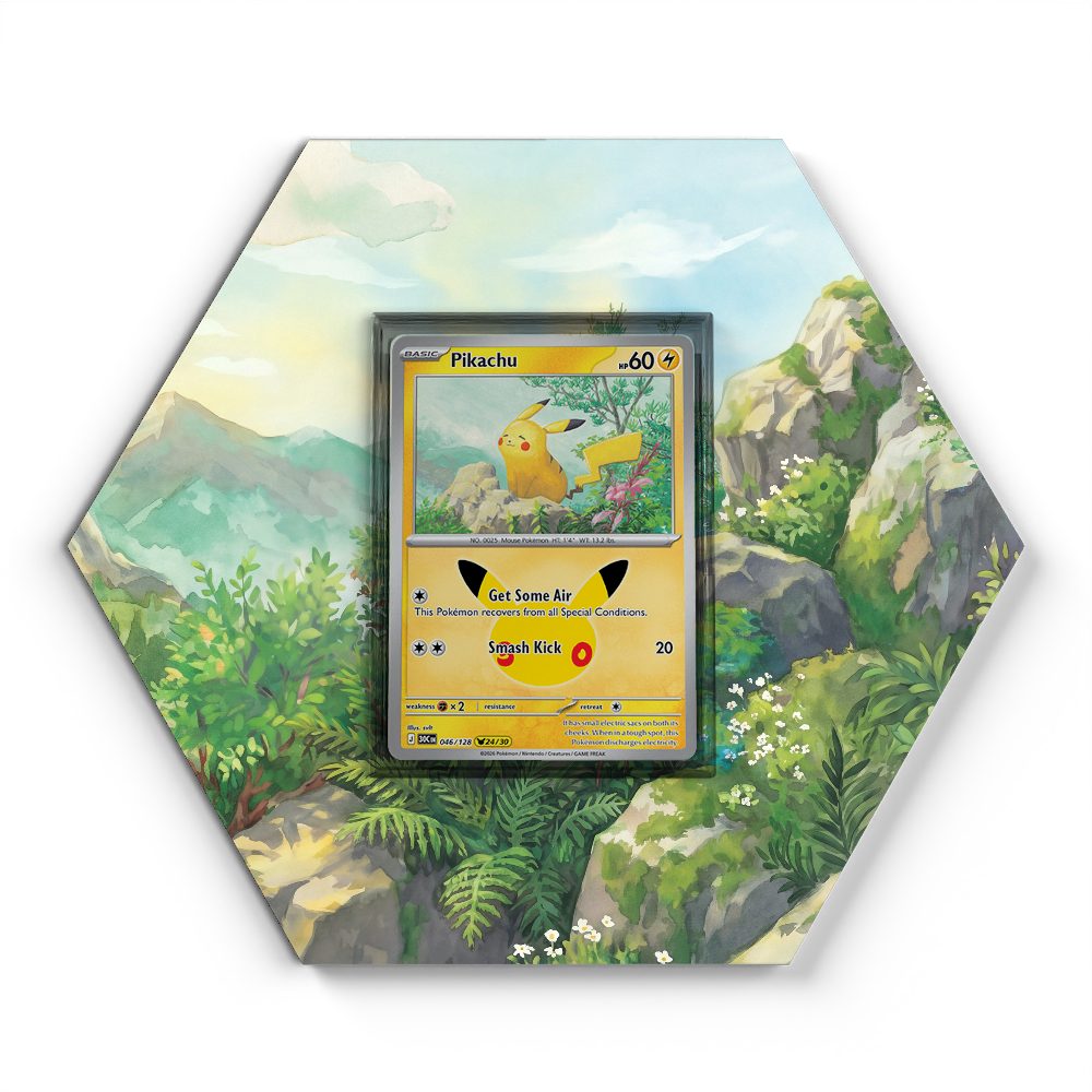 046/128 Pikachu - Extended Artwork Pokemon Card Display