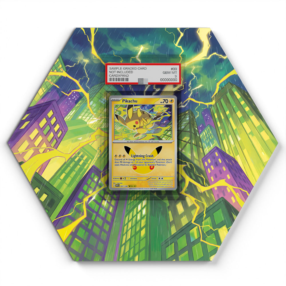 051/128 Pikachu - Extended Artwork Pokemon Card Display
