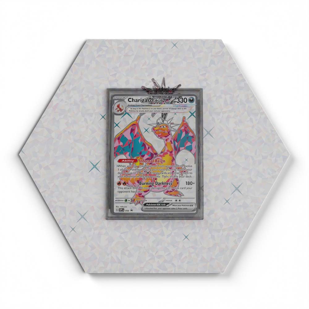 056 Charizard ex - Extended Artwork Pokemon Card Display