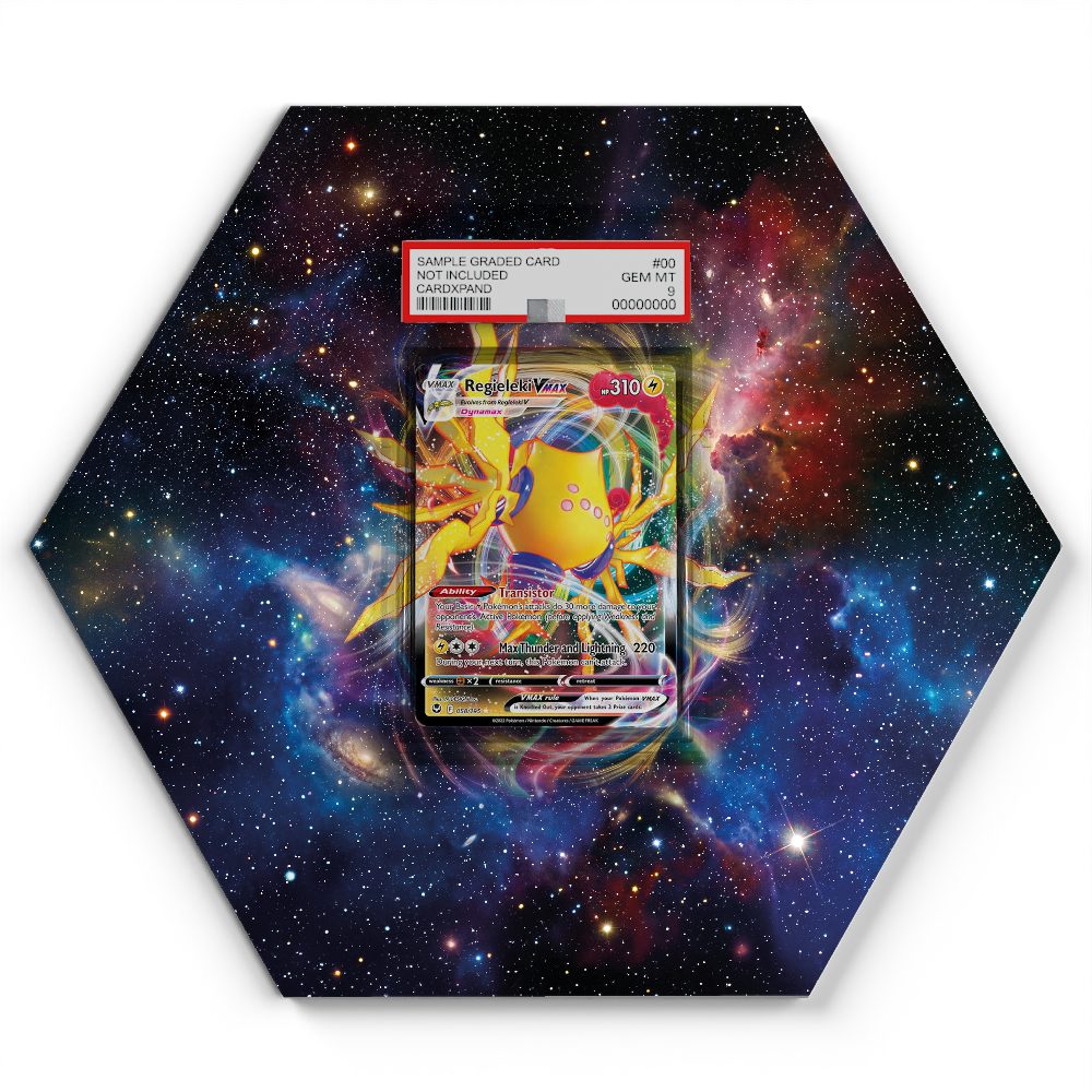 058/195 Regieleki VMAX - Extended Artwork Pokemon Card Display