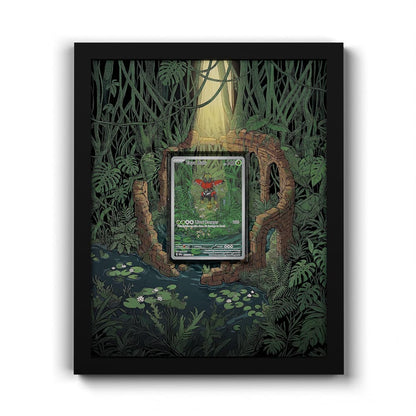 065 Tapu Bulu - Extended Artwork Framed Pokemon Card Display