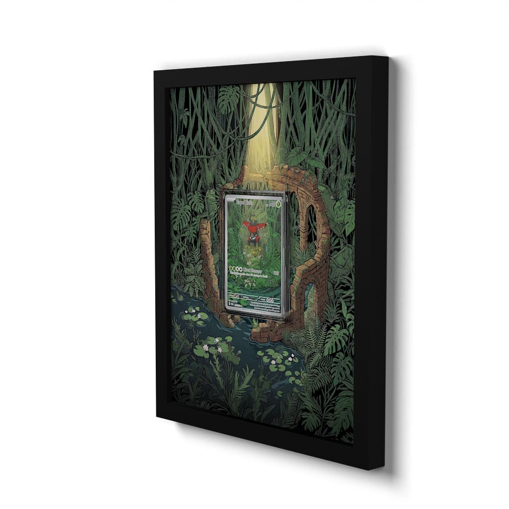 065 Tapu Bulu - Extended Artwork Framed Pokemon Card Display