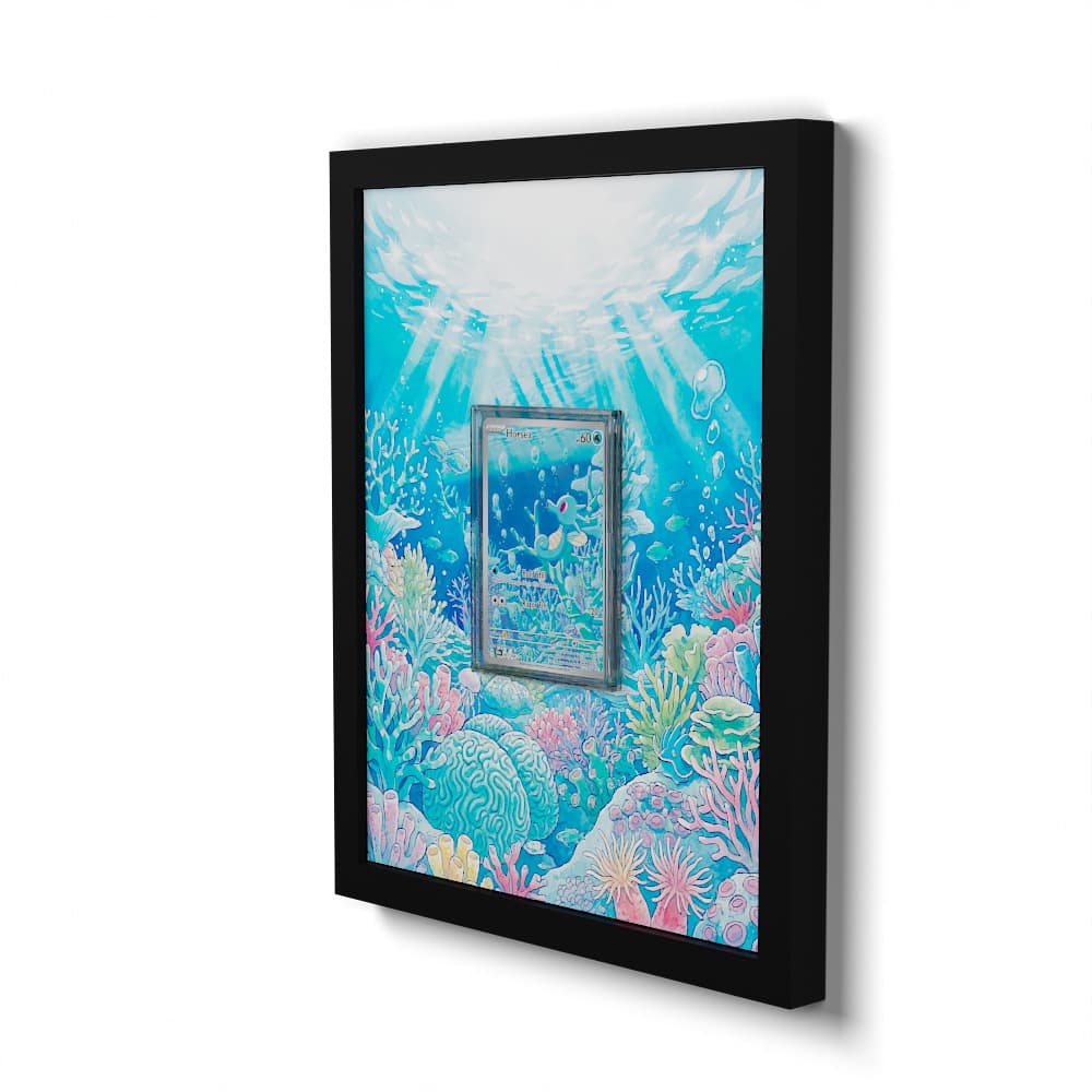 067 Horsea - Extended Artwork Framed Pokemon Card Display