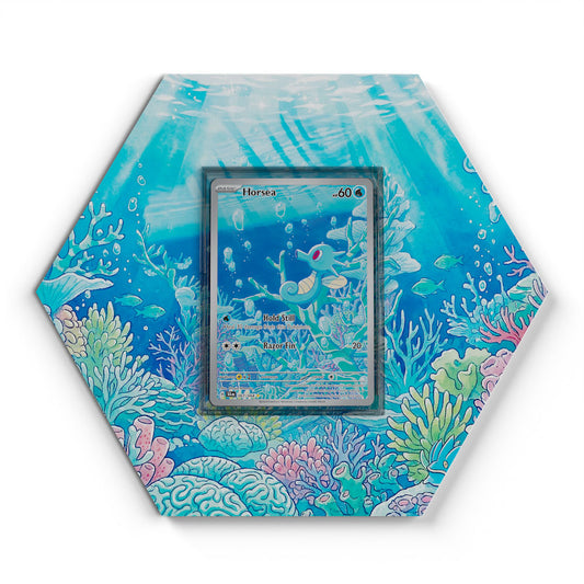 067/164 Horsea - Extended Artwork Pokemon Card Display
