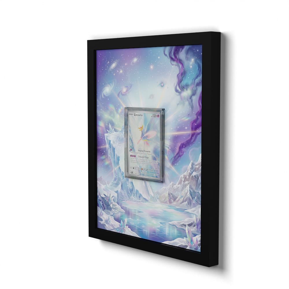 071 Cresselia - Extended Artwork Framed Pokemon Card Display