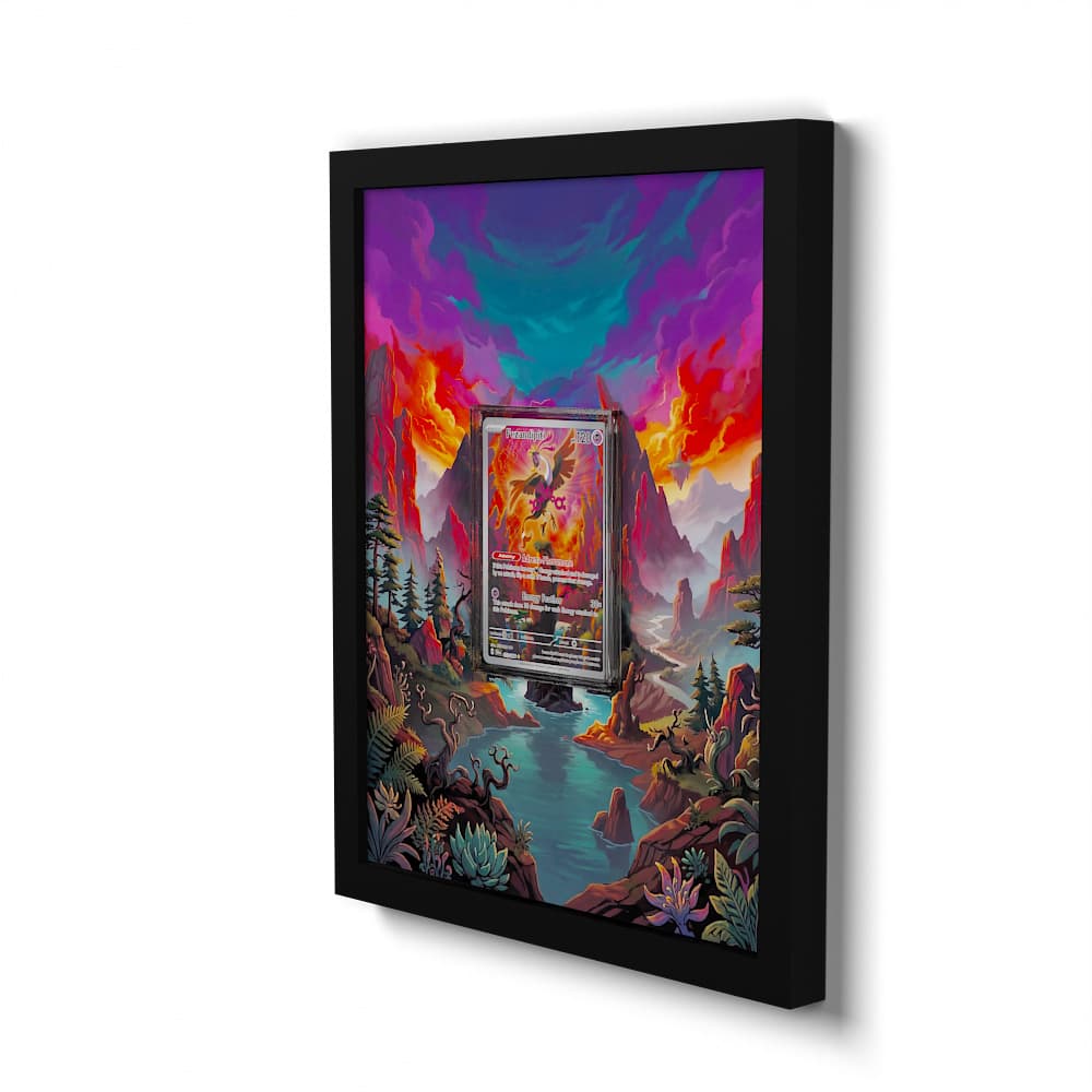 073 Ferzandipiti - Extended Artwork Framed Pokemon Card Display