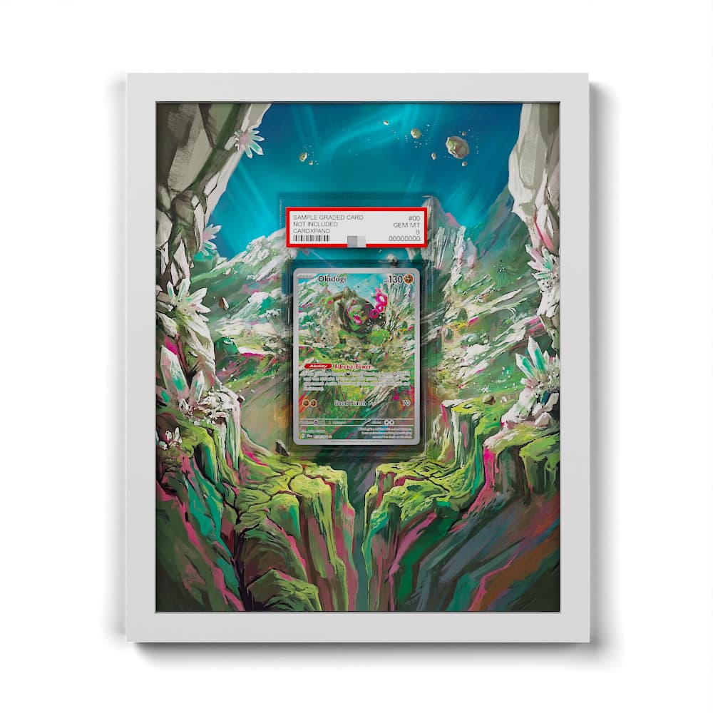 074 Okidogi - Extended Artwork Framed Pokemon Card Display