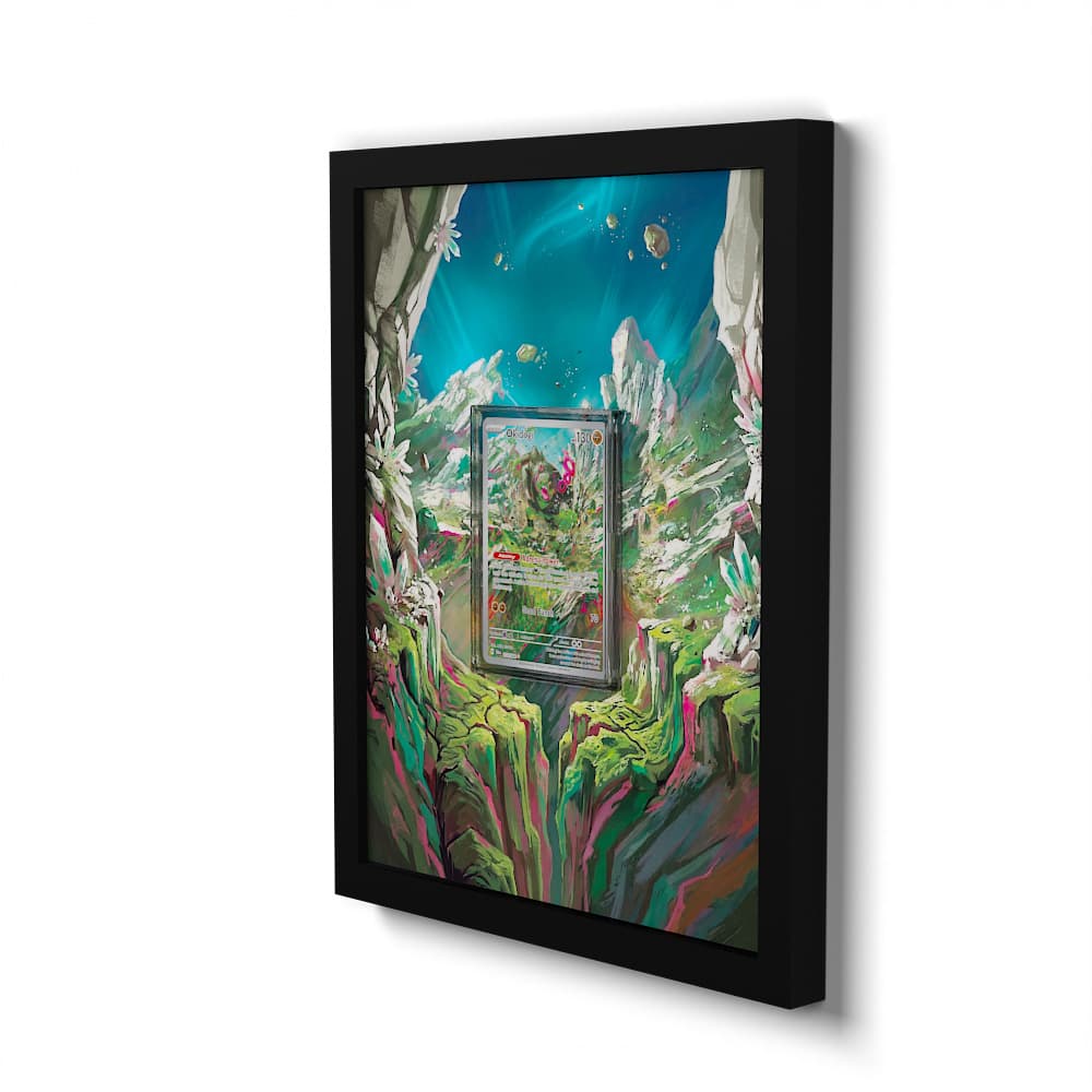 074 Okidogi - Extended Artwork Framed Pokemon Card Display