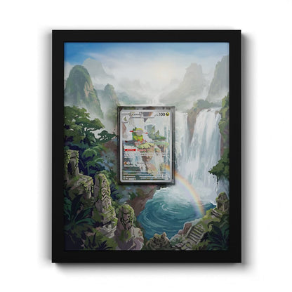 077 Fraxure - Extended Artwork Framed Pokemon Card Display
