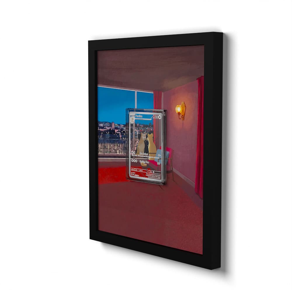 078 Persian - Extended Artwork Framed Pokemon Card Display