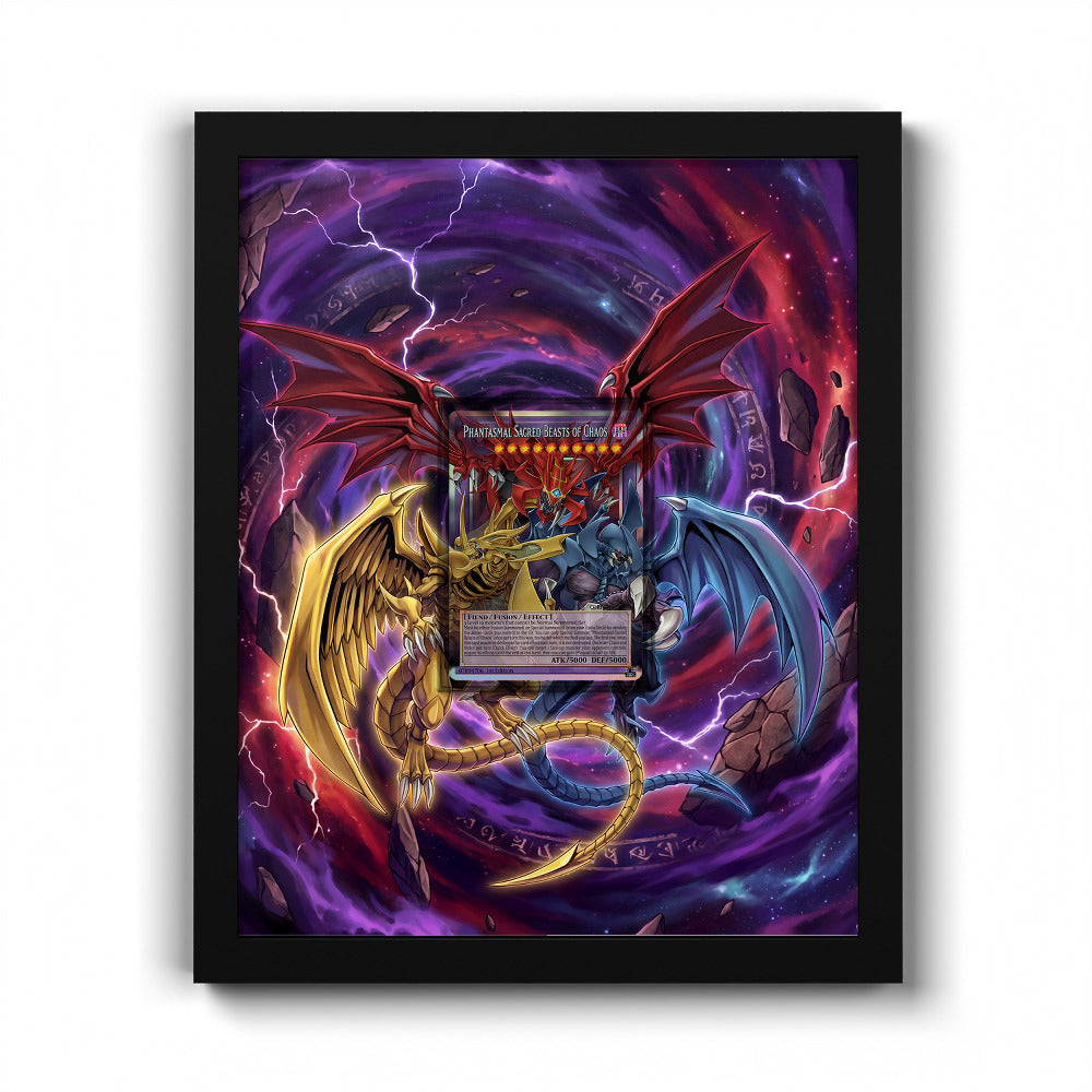 07894706 The Chaotic Phantasmal Sacred Beasts - Extended Artwork Yu-Gi-Oh Card Frame