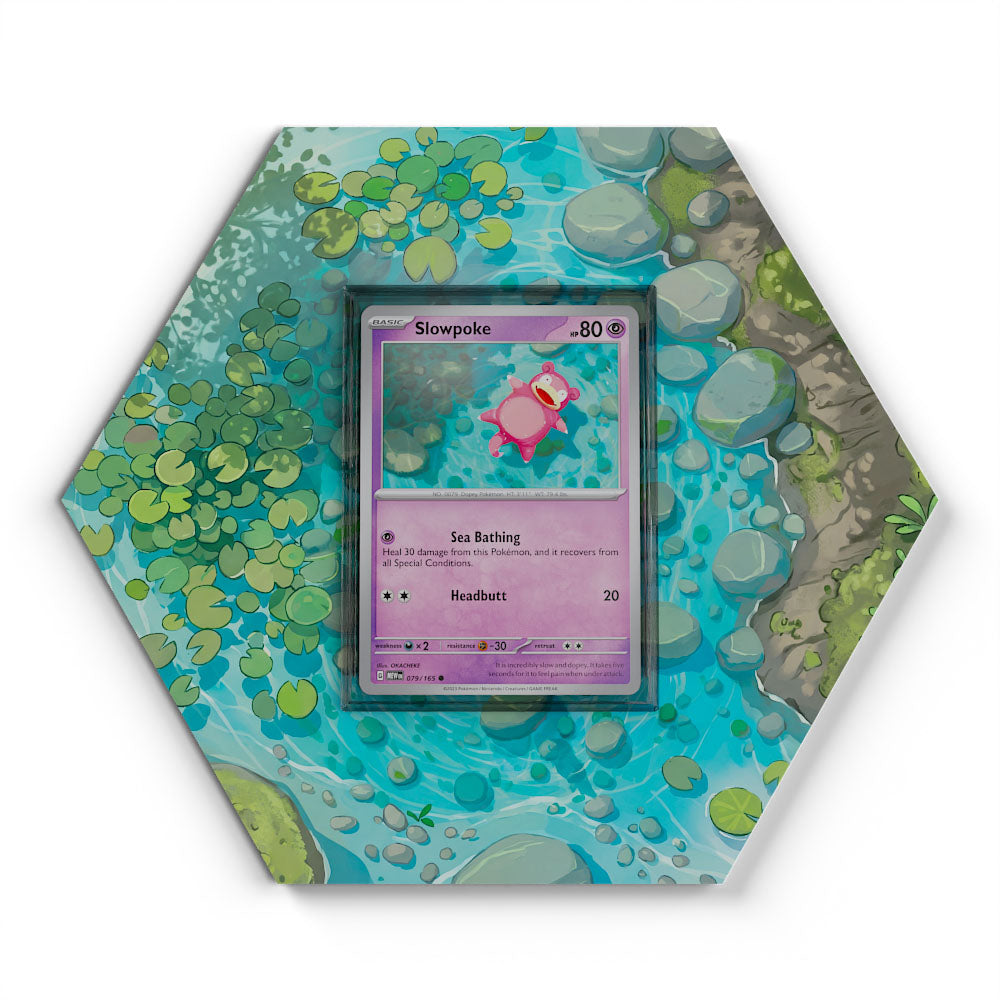 079/165 Slowpoke - Extended Artwork Pokemon Card Display