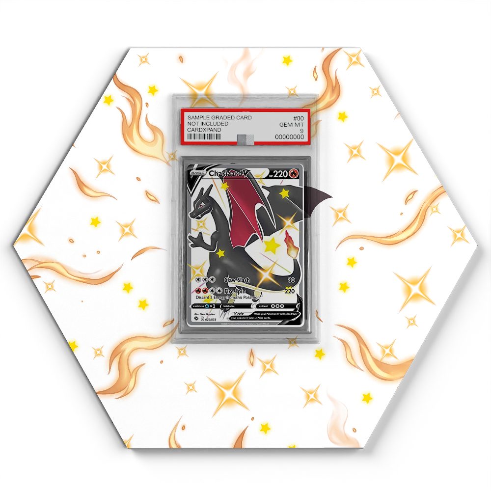 079/73 Charizard V - Extended Artwork Pokemon Card Display