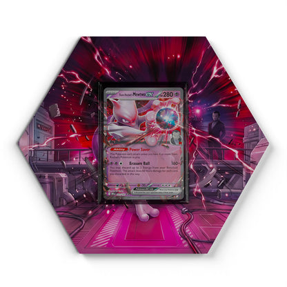081/182 Team Rocket's Mewtwo EX - Extended Artwork Pokemon Card Display