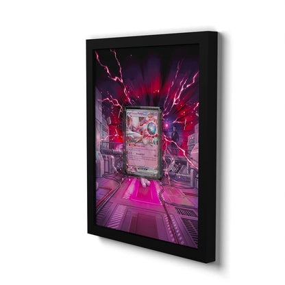 081/182 Team Rocket's Mewtwo EX - Extended Artwork Framed Pokemon Card Display