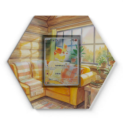 080 & 085/083 Fennekin - Extended Artwork Pokemon Card Display