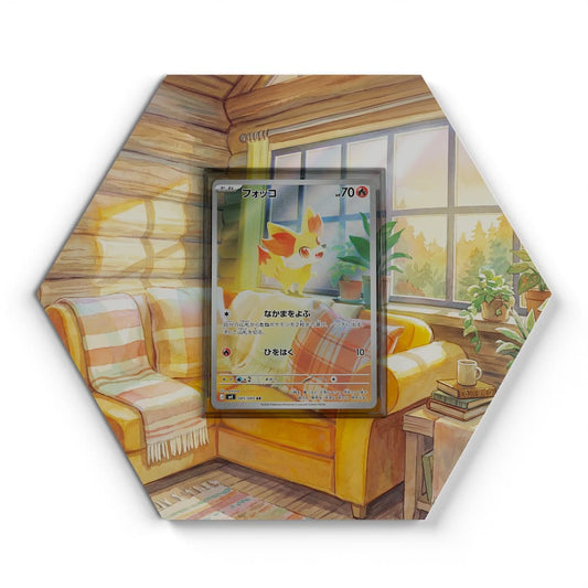 080 & 085/083 Fennekin - Extended Artwork Pokemon Card Display