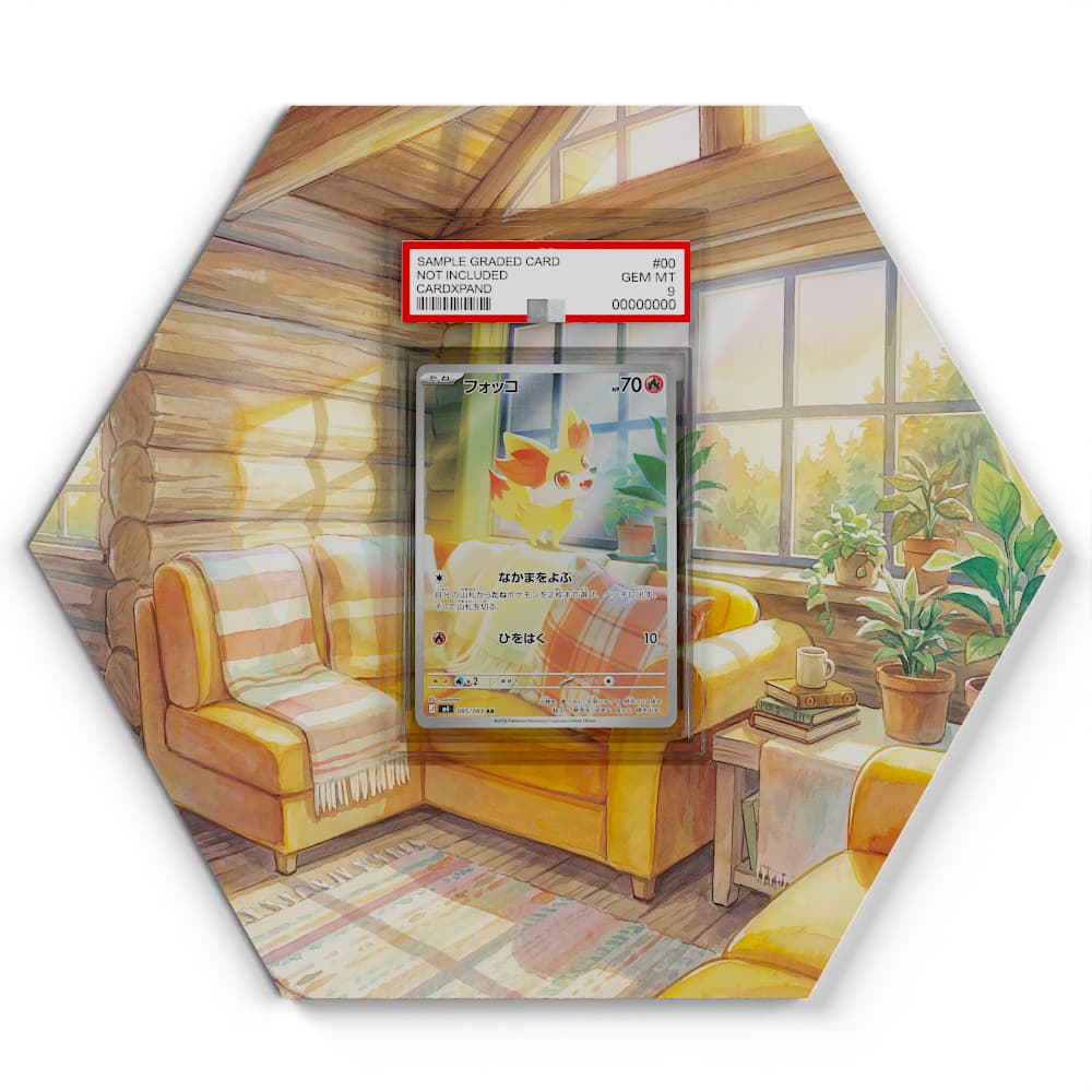 080 & 085/083 Fennekin - Extended Artwork Pokemon Card Display