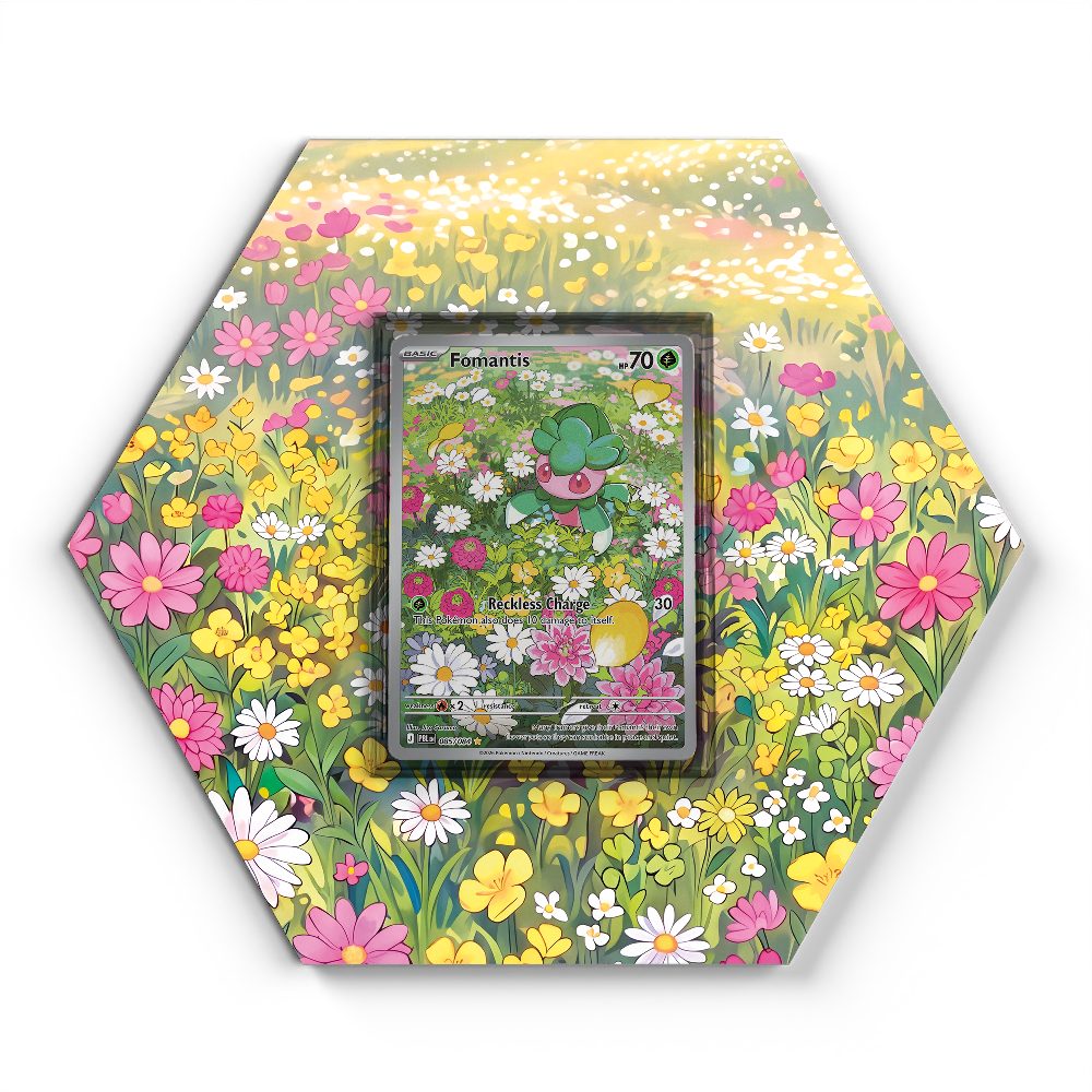 085/084 Fomantis - Extended Artwork Pokemon Card Display
