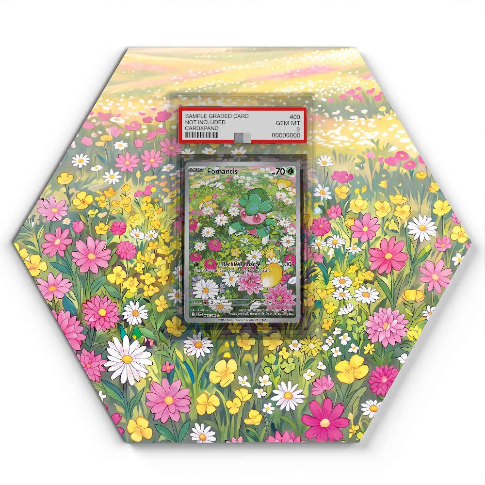 085/084 Fomantis - Extended Artwork Pokemon Card Display