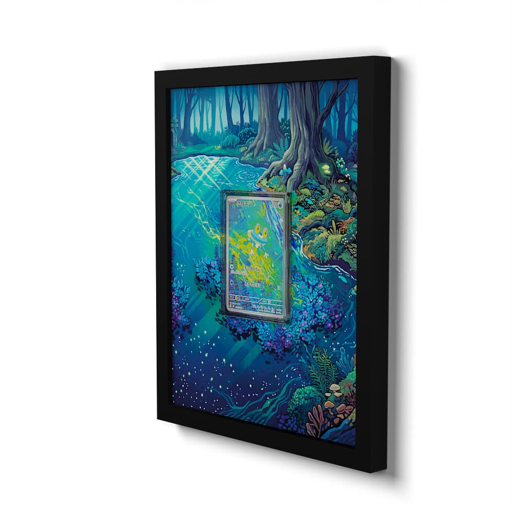 086/083 Froakie - Extended Artwork Framed Pokemon Card Display