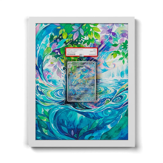 087/083 Frogadier - Extended Artwork Framed Pokemon Card Display