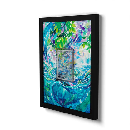 087/083 Frogadier - Extended Artwork Framed Pokemon Card Display