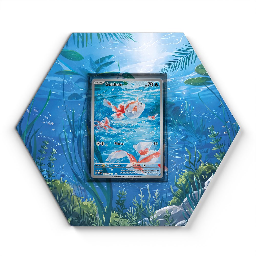087/084 Goldeen - Extended Artwork Pokemon Card Display