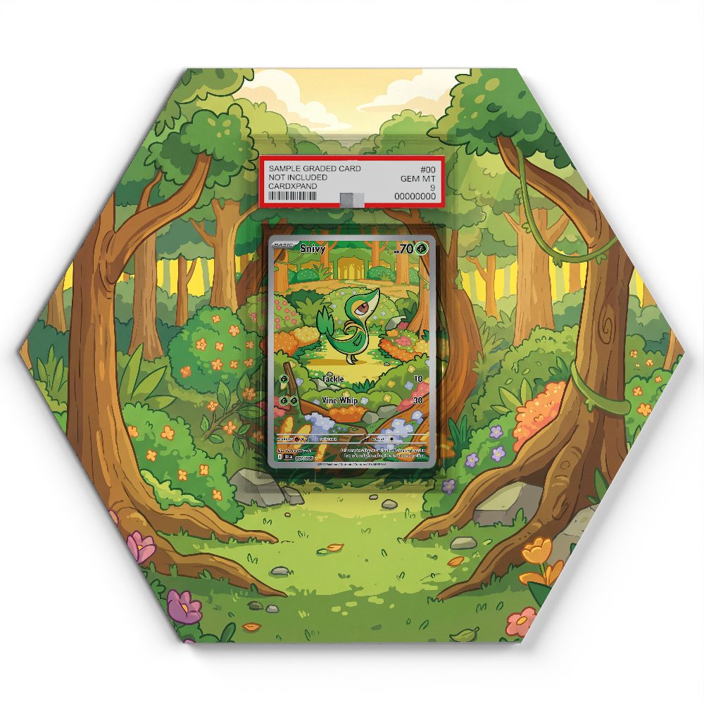 087/086 Snivy - Extended Artwork Pokemon Card Display