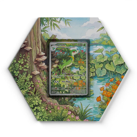088/086 Servine - Extended Artwork Pokemon Card Display