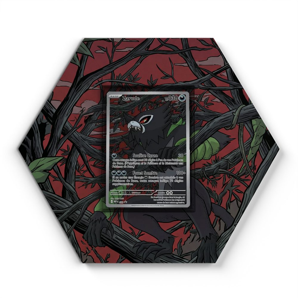 088 Zarude - Extended Artwork Pokemon Card Display