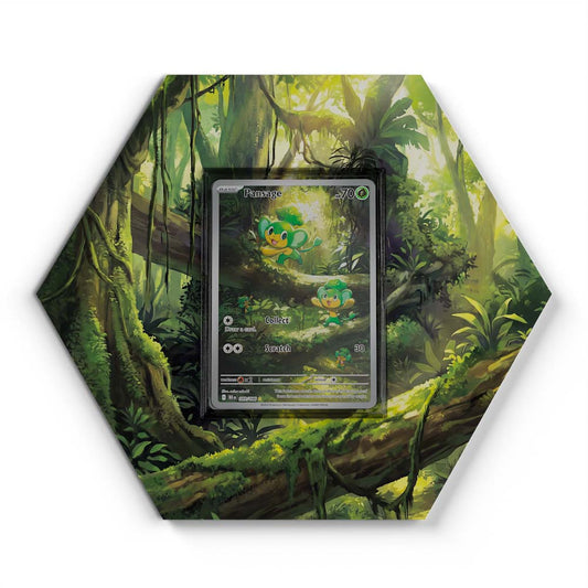 089/086 Pansage - Extended Artwork Pokemon Card Display