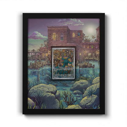 091/084 Dhelmise - Extended Artwork Pokemon Card Frame