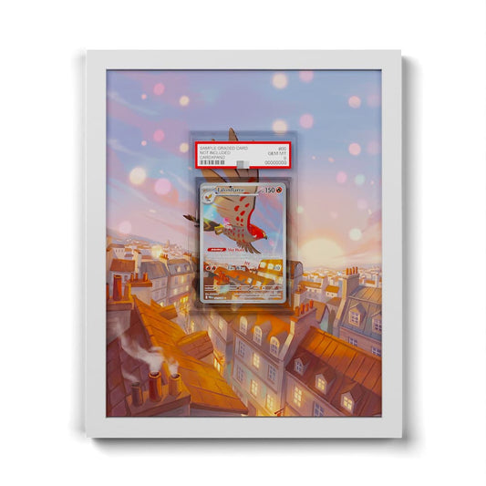 091 Talonflame - Extended Artwork Framed Pokemon Card Display