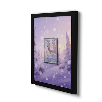 092 Aurorus - Extended Artwork Framed Pokemon Card Display