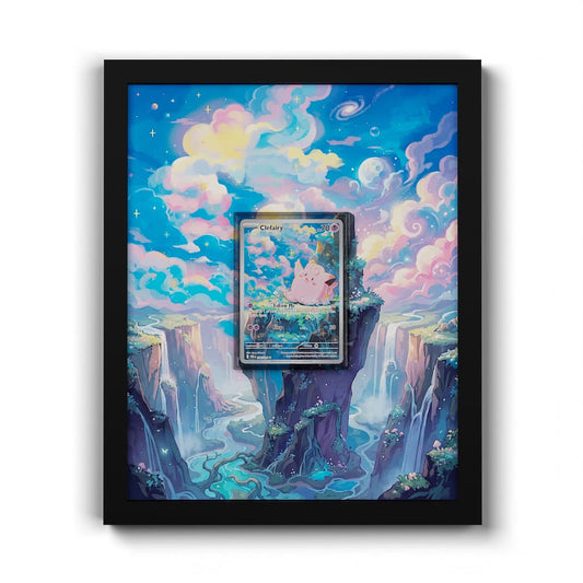 094 Clefairy - Extended Artwork Framed Pokemon Card Display