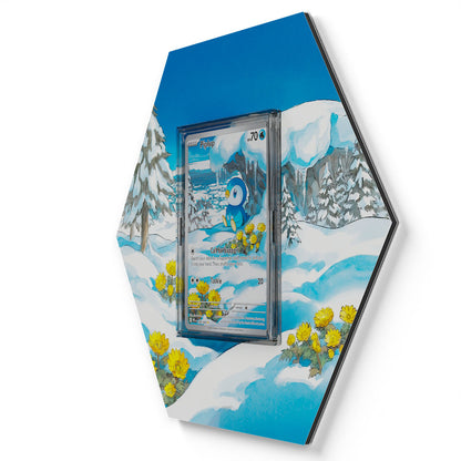 098/094 Piplup - Extended Artwork Pokemon Card Display