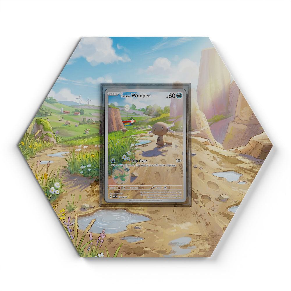 102/094 Paldean Wooper - Extended Artwork Pokemon Card Display