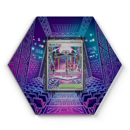 116/094 Battle Cage - Extended Artwork Pokemon Card Display