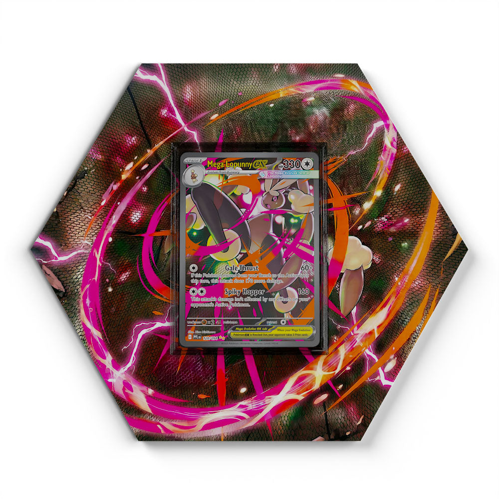 128/094 Mega Lopunny EX - Extended Artwork Pokemon Card Display