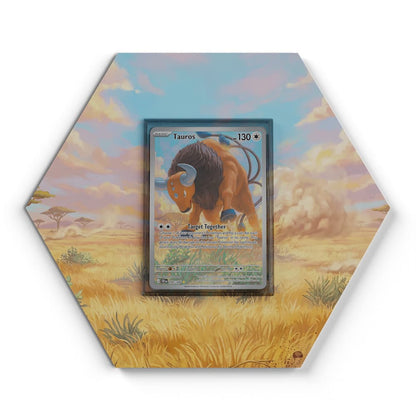 096/086 Tauros - Extended Artwork Pokemon Card Display