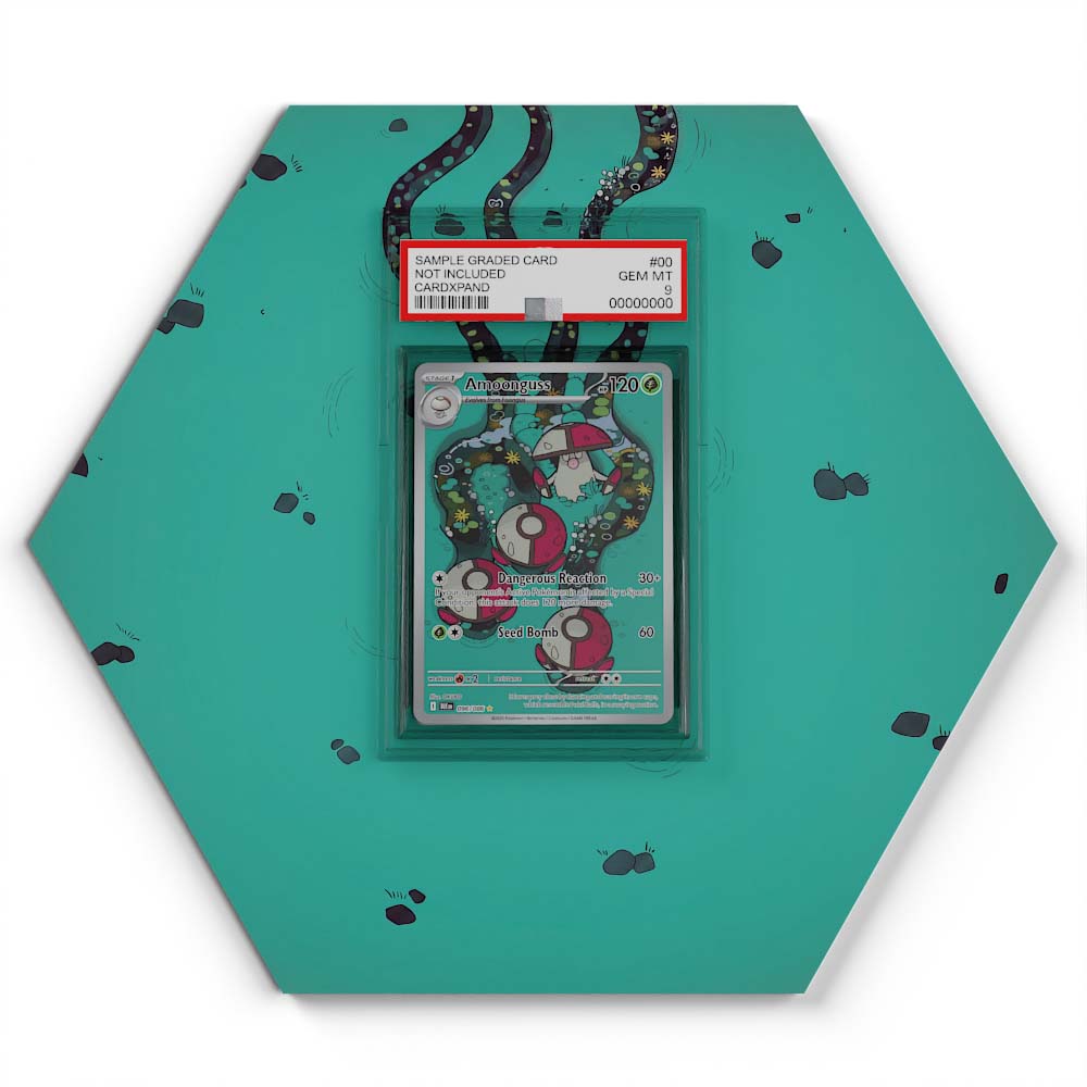 096/086 Amoonguss - Extended Artwork Pokemon Card Display