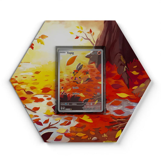 096/086 Tepig - Extended Artwork Pokemon Card Display