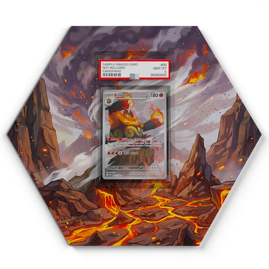 098/086 Emboar - Extended Artwork Pokemon Card Display