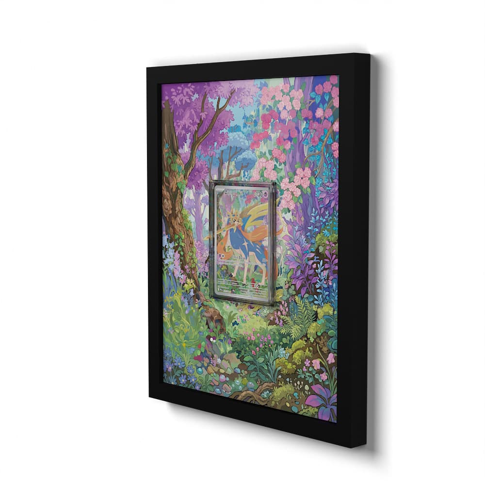 100 Zacian - Extended Artwork Framed Pokemon Card Display