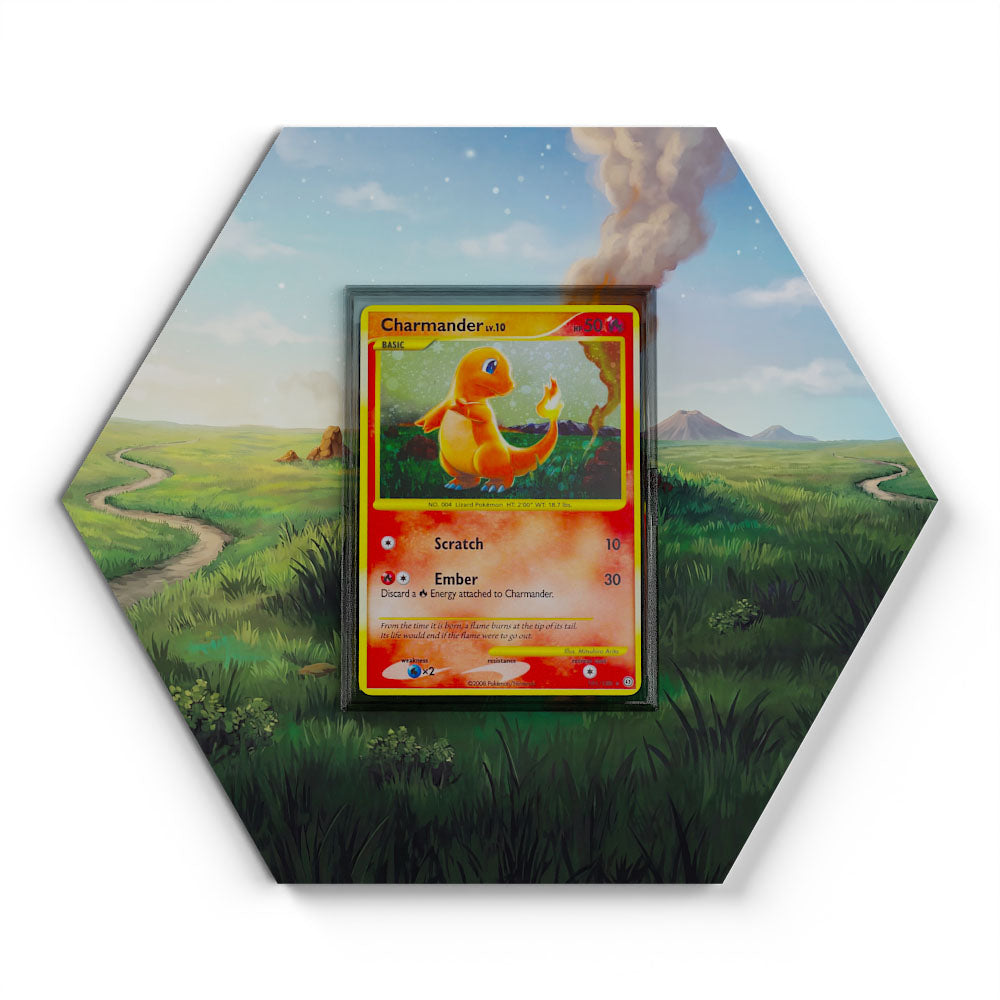 101/100 Charmander - Extended Artwork Pokemon Card Display