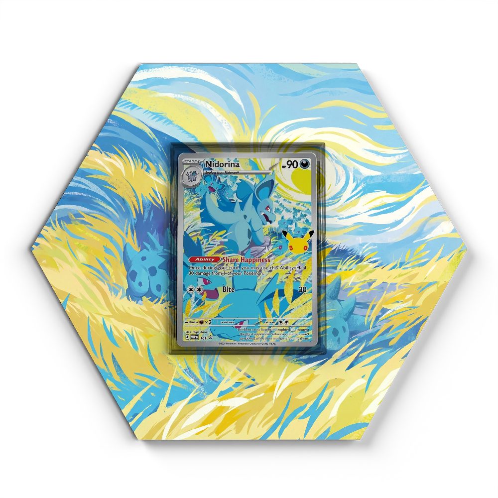 101 Nidorina - Extended Artwork Pokemon Card Display