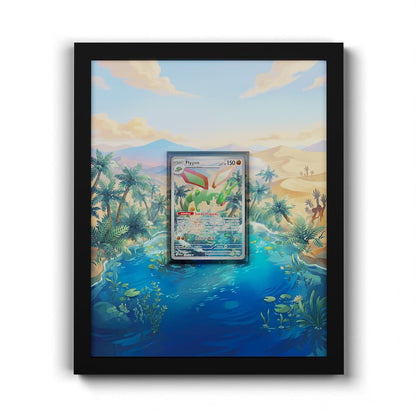 101 Flygon - Extended Artwork Framed Pokemon Card Display